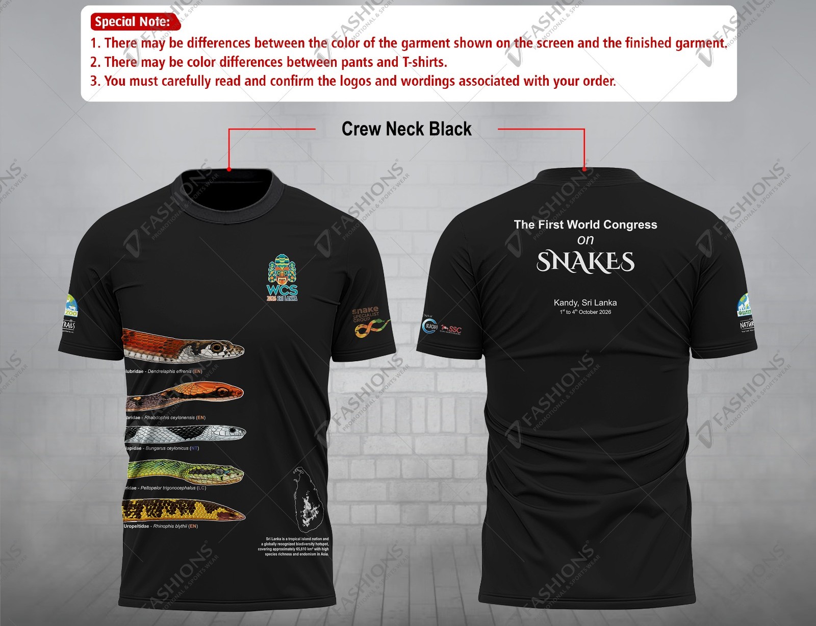 WCS Congress T-Shirt Design 1